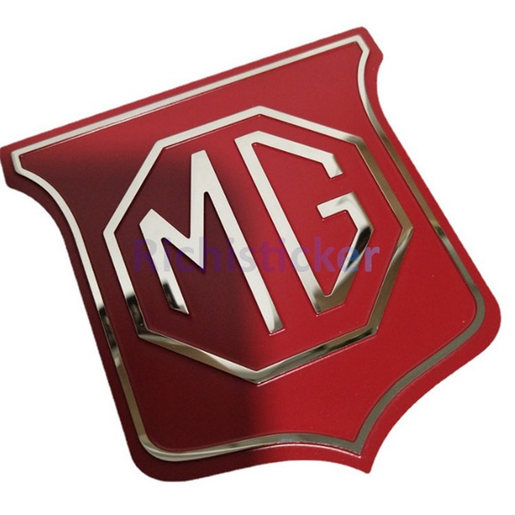 Embossed Mirror Aluminum Nameplates