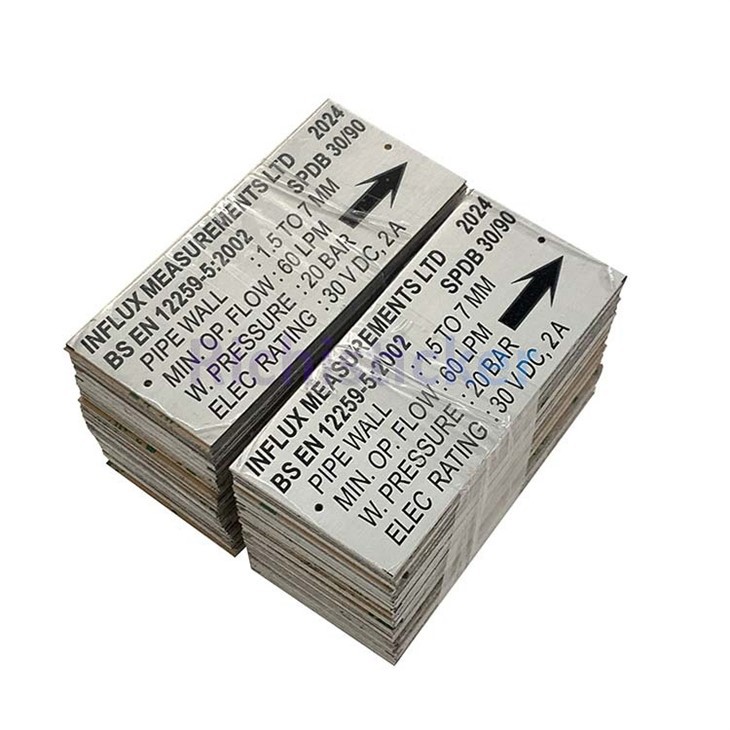 Затратываемые алюминиевые таблички