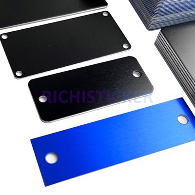 Пустая анодированная металлическая метка